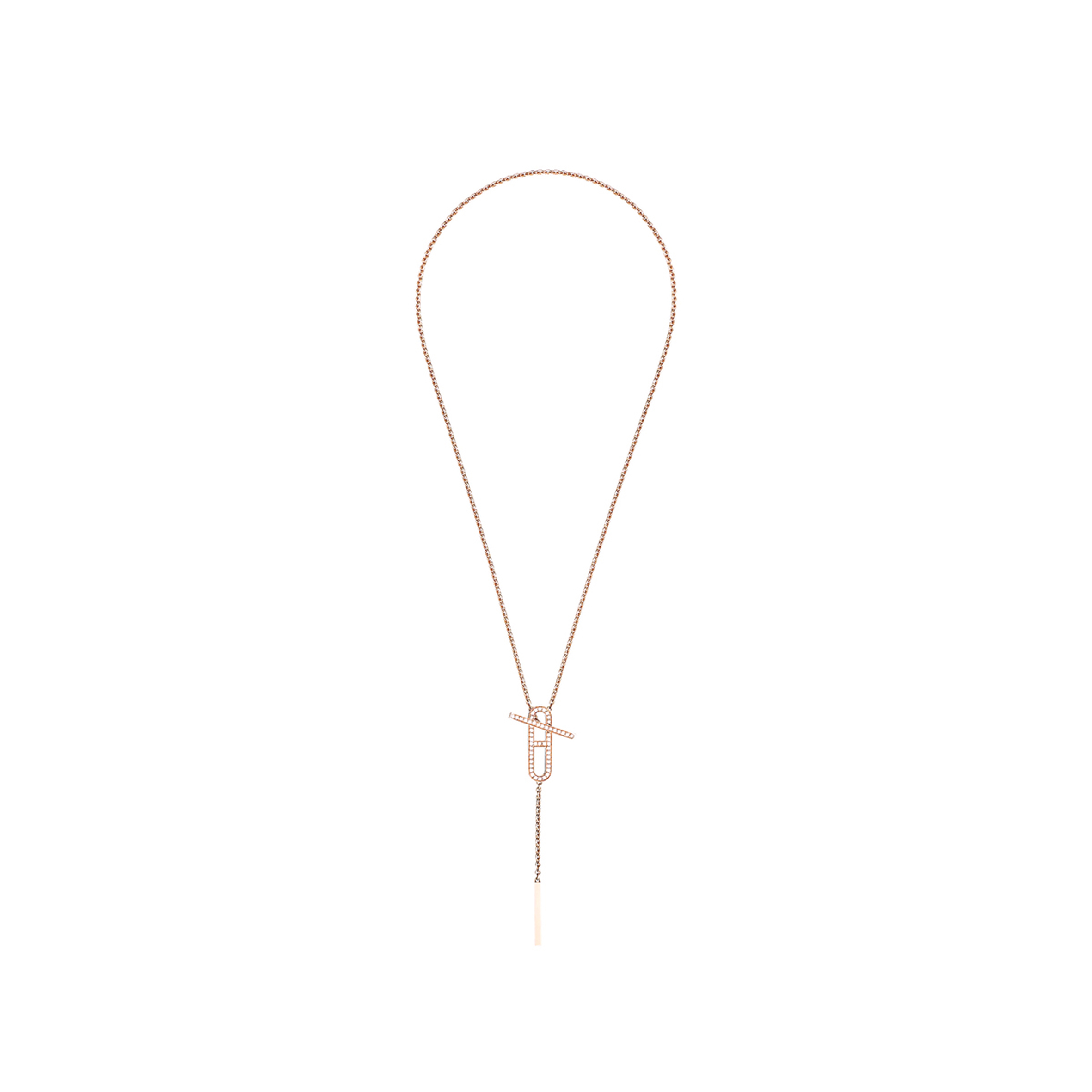 H**mes ever chaine d''ancre lariat necklace h118341b00st